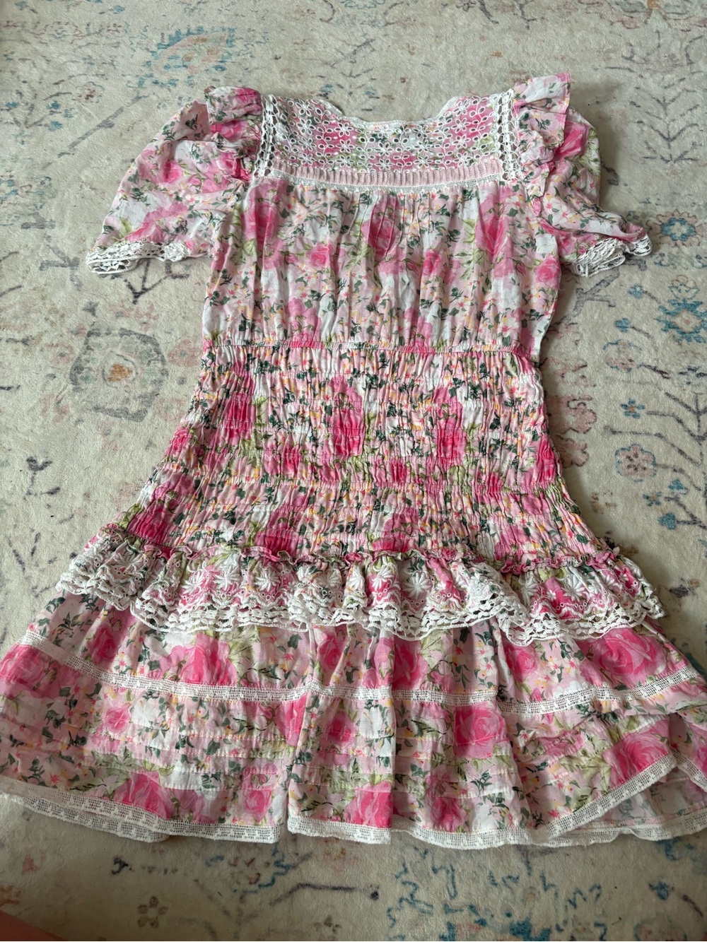 LoveShackFancy mini dress. Women’s size small. So pretty! - Picture 6 of 10